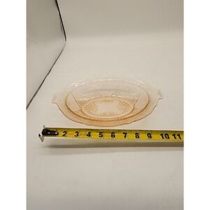 Hazel Atlas *ROYAL LACE PINK *10" OVAL VEGETABLE BOWL No Chips Or Cracks